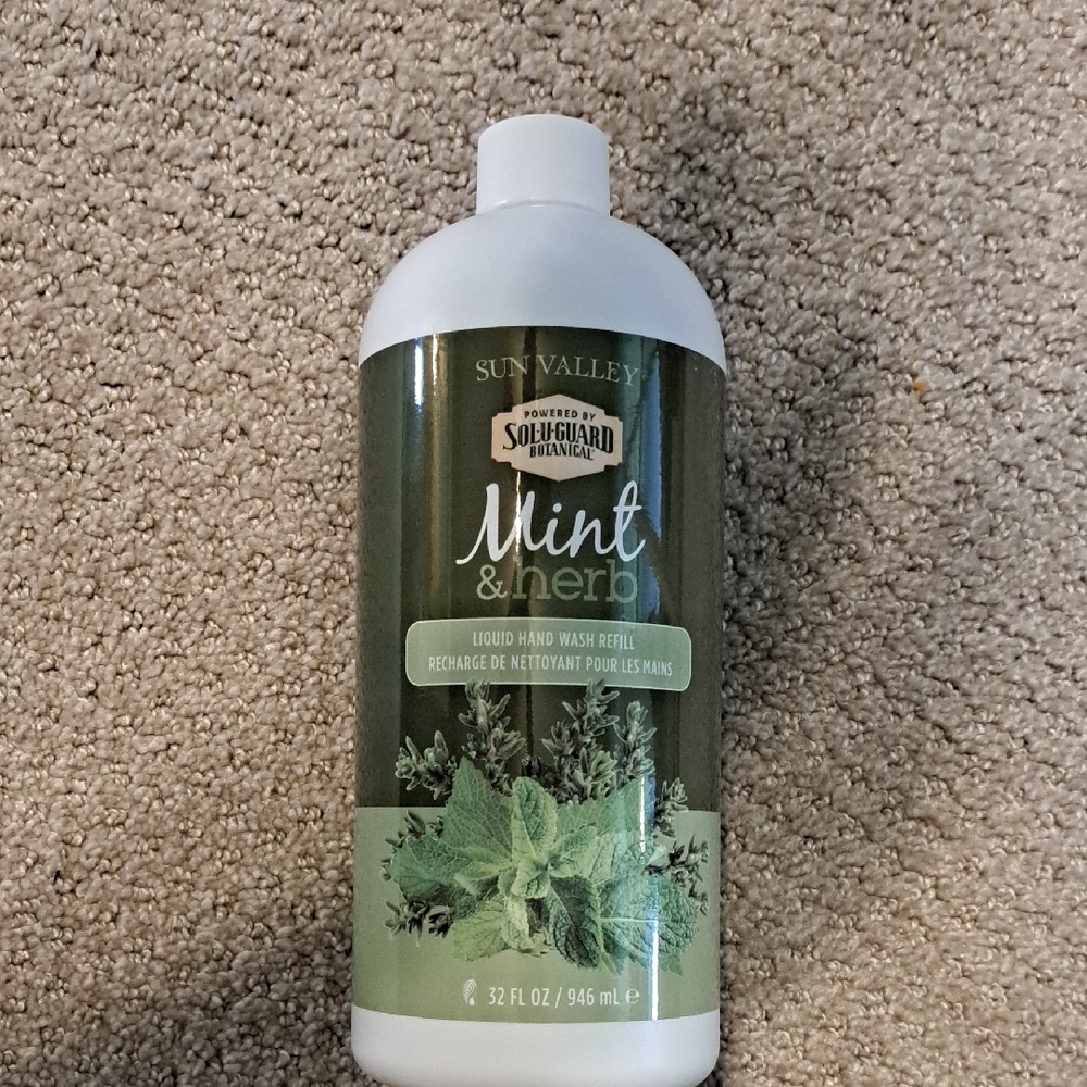 Sun Valley Mint & Herb Liquid Hand Soap Refill - Green